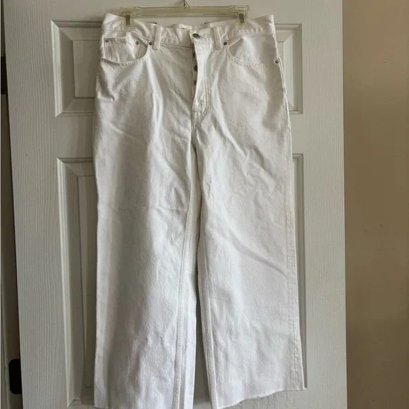 Madewell Low-Slung Baggy Crop Jeans NWOT - Picture 2 of 8